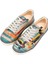 Kadın Vegan Deri Çok Renkli Sneakers - Goose Bumps Tasarım 1