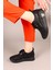 Fluff Lazerli Taşlı Bağcıklı Sneakers Siyah 1