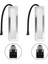 Davlumbaz Ampulleri, 120MM LED Ocak Işığı 1.5W Dikdörtgen Duman Havalandırma Lambası, Dc 12V Beyaz Sm Soket-Erkek-Buzlu (Yurt Dışından) 2
