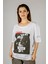Woxxo Fake News Baskılı Unisex Oversize T-Shirt -Beyaz Lycralı Modal/pamuk 1