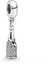 Şarap Şişesi Gümüş Sallantılı Charm NUR-CH00011 1