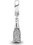 Şarap Şişesi Gümüş Sallantılı Charm NUR-CH00011 2