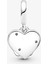 Kediler ve Kalpler Gümüş Sallantılı Charm NUR-CH00009 2