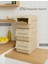 3'lü Set Organizer Erzak Kutusu Bpa Free Saklama Kutusu Soğanlık Sebzelik Sepet Krem 8 Lt x 3 1