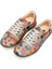 Kadın Vegan Deri Çok Renkli Sneakers - Hi Fish Tasarım 1