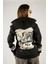 Privacy The New Secrecy Fermuarlı Kapüşonlu Unisex Sweatshirt - Siyah Street Baskılı 1