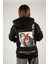 God Has No Name Fermuarlı Kapüşonlu Unisex Sweatshirt - Siyah Street Baskılı 1