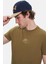 Fabıo Açık Pembe Bisiklet Yaka Baskılı Standard Fit Erkek Tshirt 2