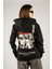 Dreams Are For Realfermuarlı Kapüşonlu Unisex Sweatshirt - Siyah Street Baskılı 1