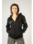 Dreams Are For Realfermuarlı Kapüşonlu Unisex Sweatshirt - Siyah Street Baskılı 4