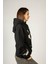 Aliens Baskılı Kapüşonlu Unisex Sweatshirt - Siyah %100 Organik Pamuk 2