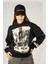Privacy The New Cecrecy Baskılı Kapüşonlu Unisex Sweatshirt - Siyah %100 Organik Pamuk 1