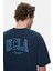 Sınclaır Beyaz Nakışlı Bisiklet Yaka Baskılı Standard Fit Erkek Tshirt 2