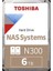 Toshiba 6tb MN10ADA600S N300 7200RPM 3.5" 128MB Cache Sata 3 Nas Disk Harddisk 1