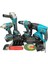 4 Lü 21 V 3.0 Ah Akülü Set Flex Matkap Somun Sıkma Hilti Uc Setli 1