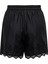 Onllou Lıfe Emb Loose Shorts Wvn Siyah 2