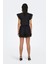 Onllou Lıfe Emb Loose Shorts Wvn Siyah 3
