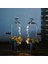 Solar Watering Faucet Lights Güneş Enerjili Metal Sulama Musluğu Bahçe Balkon Teras Aydınlatması 3