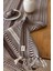 Neula | %100 Pamuk Koyu Kahve Örme Runner 40 X 110 Cm 3