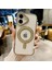 Apple iPhone 14 Gold Elegance Taşlı Magsafe Telefon Kılıfı 1