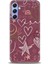Samsung Galaxy S25 Plus Kılıf Hd Baskılı - Notalar ve Kalpler Bordo 1