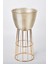 Seta Regina Decor Kase Modern Lınes Büyük Gold 33 cm 1