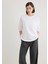 Bisiklet Yaka Beyaz Basic Sweatshirt 1S10161-620 1