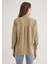 Keten Karışımlı Haki Tencel Gömlek 1211046-70361 5