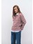 Çizgili Bordo Polo Tişört 1612900-70430 2