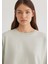 Gri Crop Basic Tişört 1612377-70082 5
