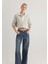 Gri Crop Polo Tişört 1613000-70083 2