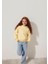 Logo Baskılı Çizgili Sarı Sweatshirt 7S10100-89149 1
