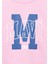M Logo Baskılı Pembe Tişört 7610276-86953 5