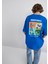Minecraft Baskılı Mavi Tişört 6610342-82491 2