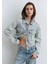 Risa Real Blue Gölgeli Buz Mavi Jean Ceket 1110642-89204 1