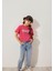 Jeans Baskılı Pembe Tişört 7610286-71111 1