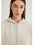 Yarı Fermuarlı Gri Sweatshirt 1S10327-70082 5