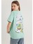 Rick And Morty Baskılı Yeşil Tişört 1613256-71732 3