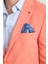 Arunte Erkek Orange Keten Görünümlü Ince Dört Mevsim Giyilebilir Slim Fit Blazer Ceket 2