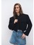 Siyah Crop Ceket 1110745-900 1