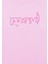 Logo Kedi Baskılı Pembe Tişört 7610338-70973 5