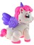 Oyuncak Unicorn Işıklı Sesli Boynuzlu At Pilli Hareketli 20 cm 2