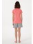 Kadın Pembe Pijama Takım 50312917-VR041 5