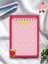 A5 Frambuaz Desenli Notepad - Not Defteri - Bloknot 1