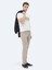 Vizon Dokuma Slim Fit Casual Pamuk Karışımlı Pantolon 1