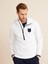 Erkek Beyaz Regular Fit Pamuklu Sweatshirt 1