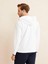 Erkek Beyaz Regular Fit Pamuklu Sweatshirt 5