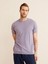 Erkek Lila Regular Fit Pamuklu Basic Kazak 1