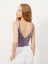 Lila Slim Fit Pamuklu Atlet 4