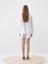 Kadın Beyaz Oversize Ceket 5